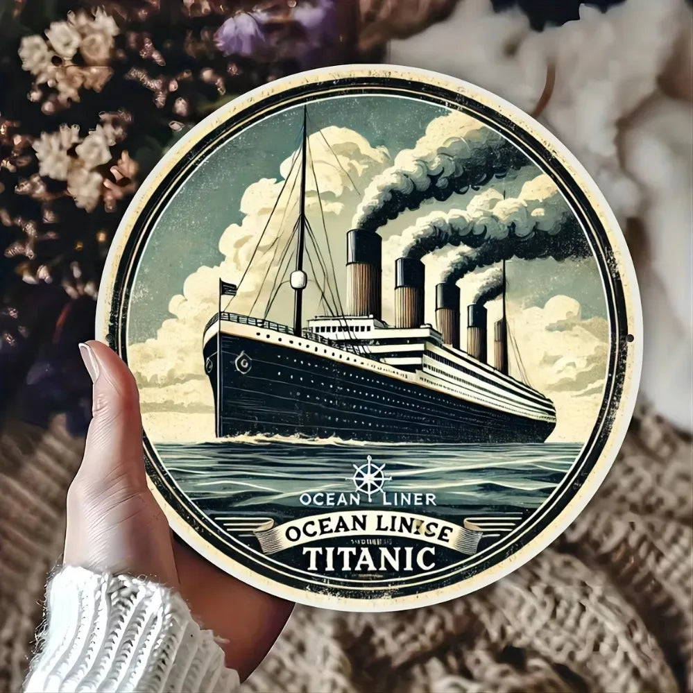 Titanic inspired aluminium wall art decor,
