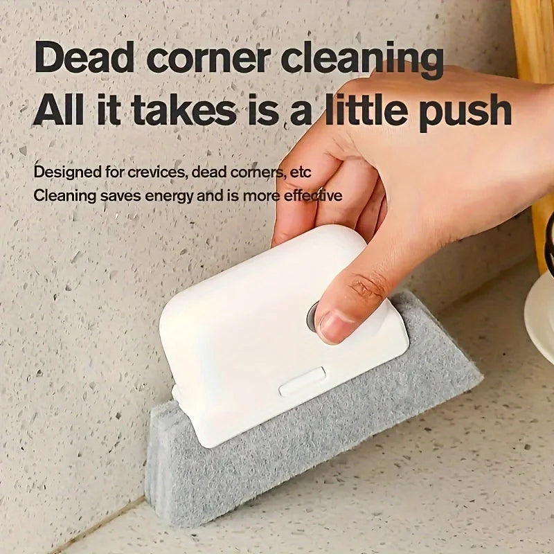 1pc universal window rail cleaning brush, easy to clean small gap