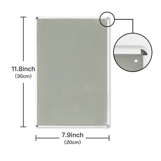 Putuo Decor 1pc Pug Dog Vintage Metal Tin Sign, 7.8 X 11.8 Inches Gift