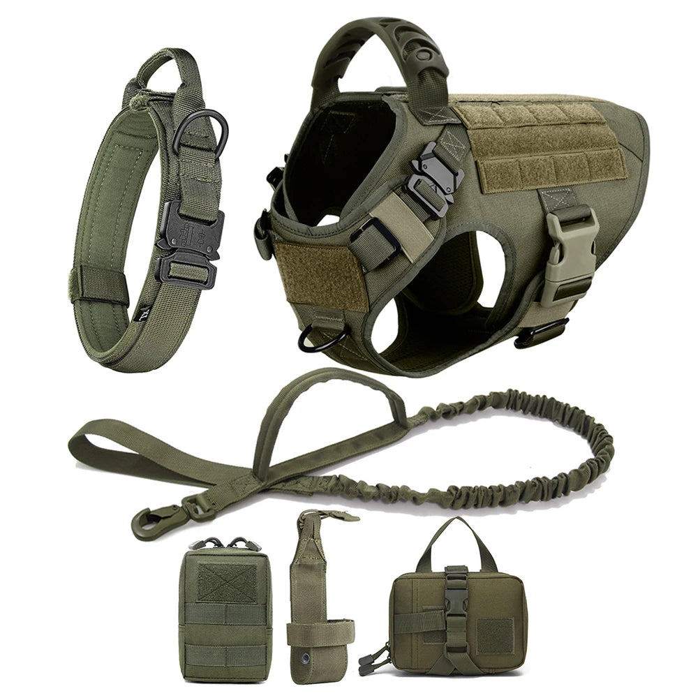 Training Walking Vest Dog Harness And Collar For Medium Large Dogs