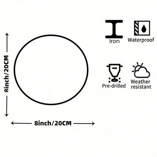 1pc 8x8" Humorous Quote Metal Sign,Home