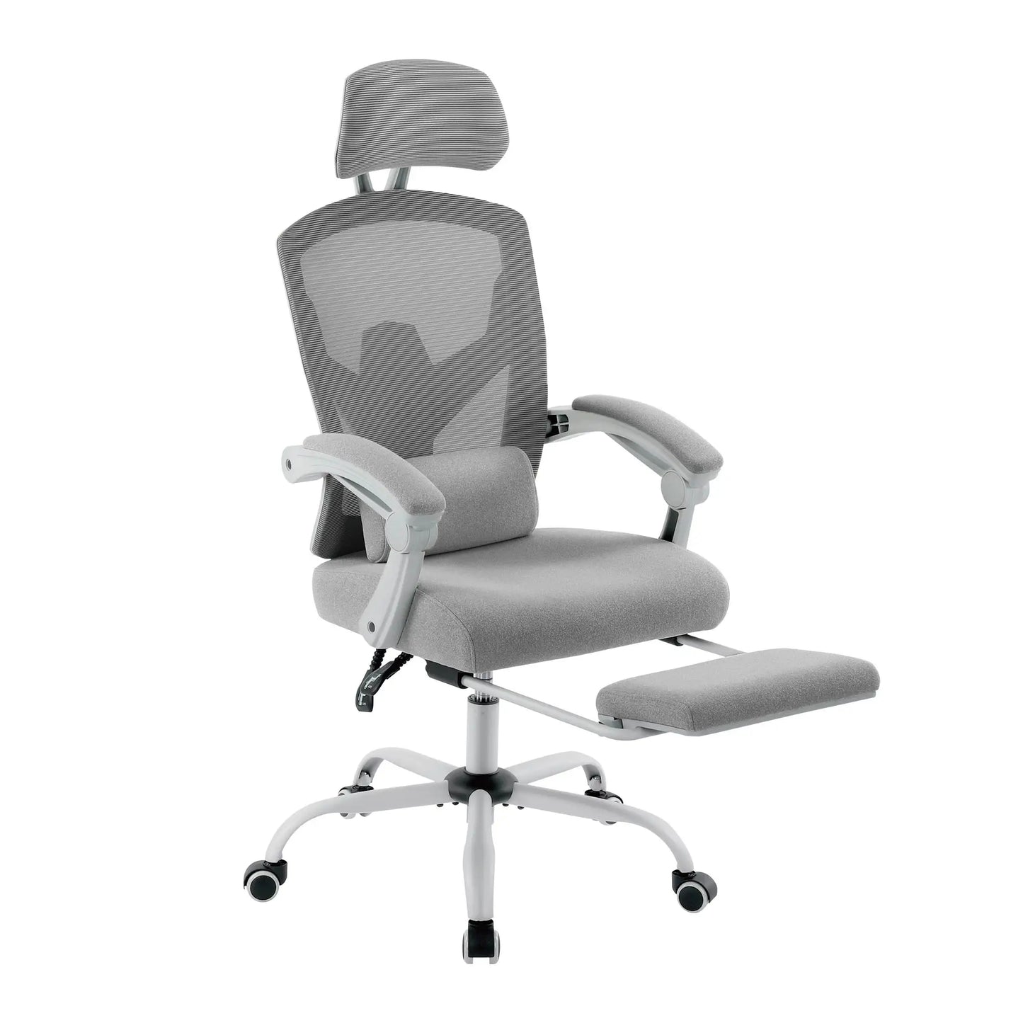 Ergonomic Reclining High Back Mesh Chair Lumbar Support Pillow