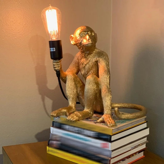 Sitting Monkey Light Indoor Table Lamp