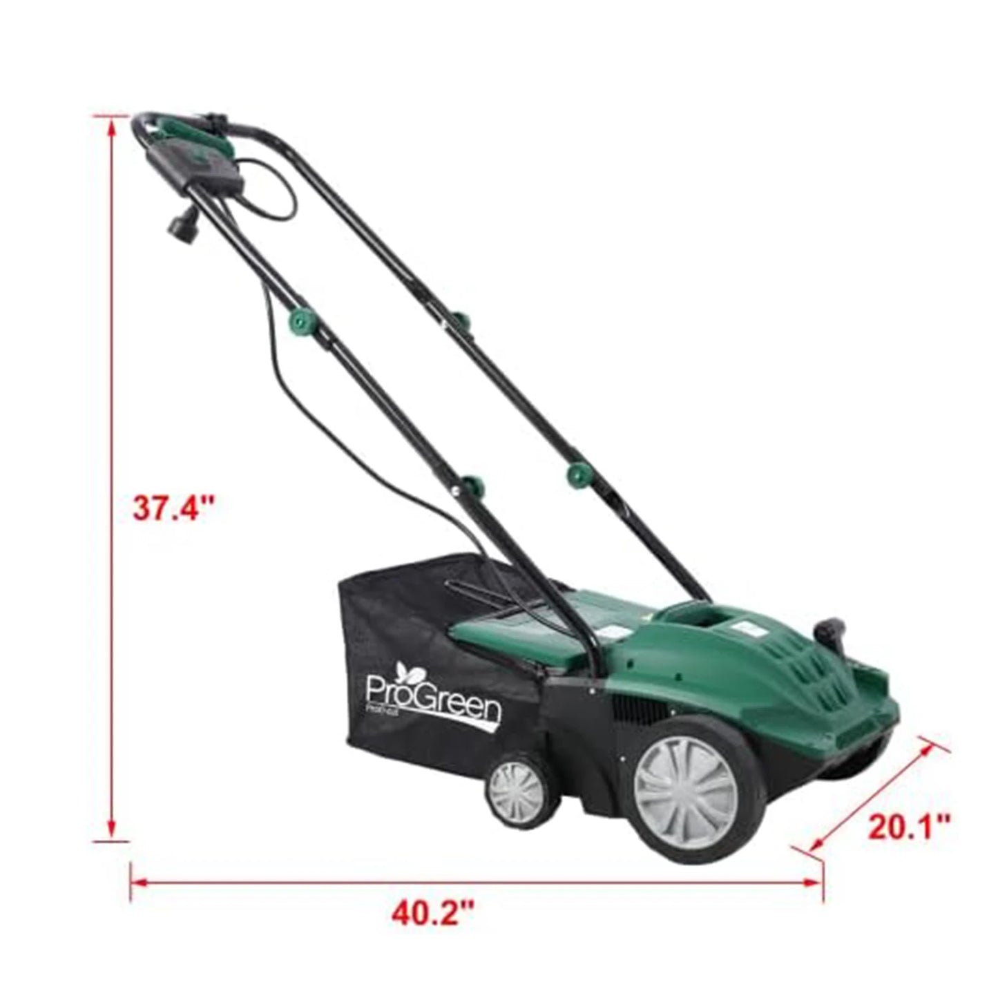 2-in-1 Electric Garden Scarifier & Dethatcher 15AMP Lawn Aerator