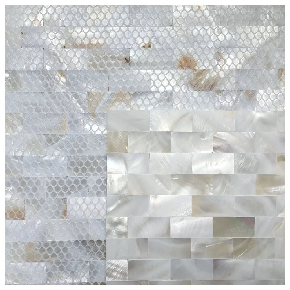 Mother of Pearl Mosaic Tile Natural Shell Kitchen Backsplash Bathroom Accent