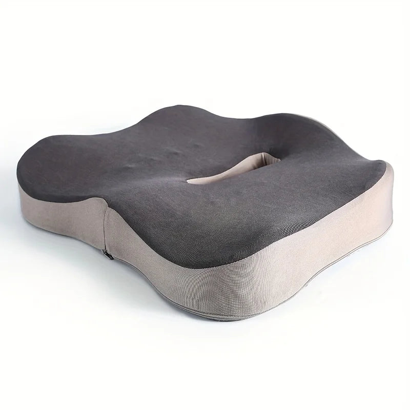 Memory foam seat cushion ergonomic pressure pad