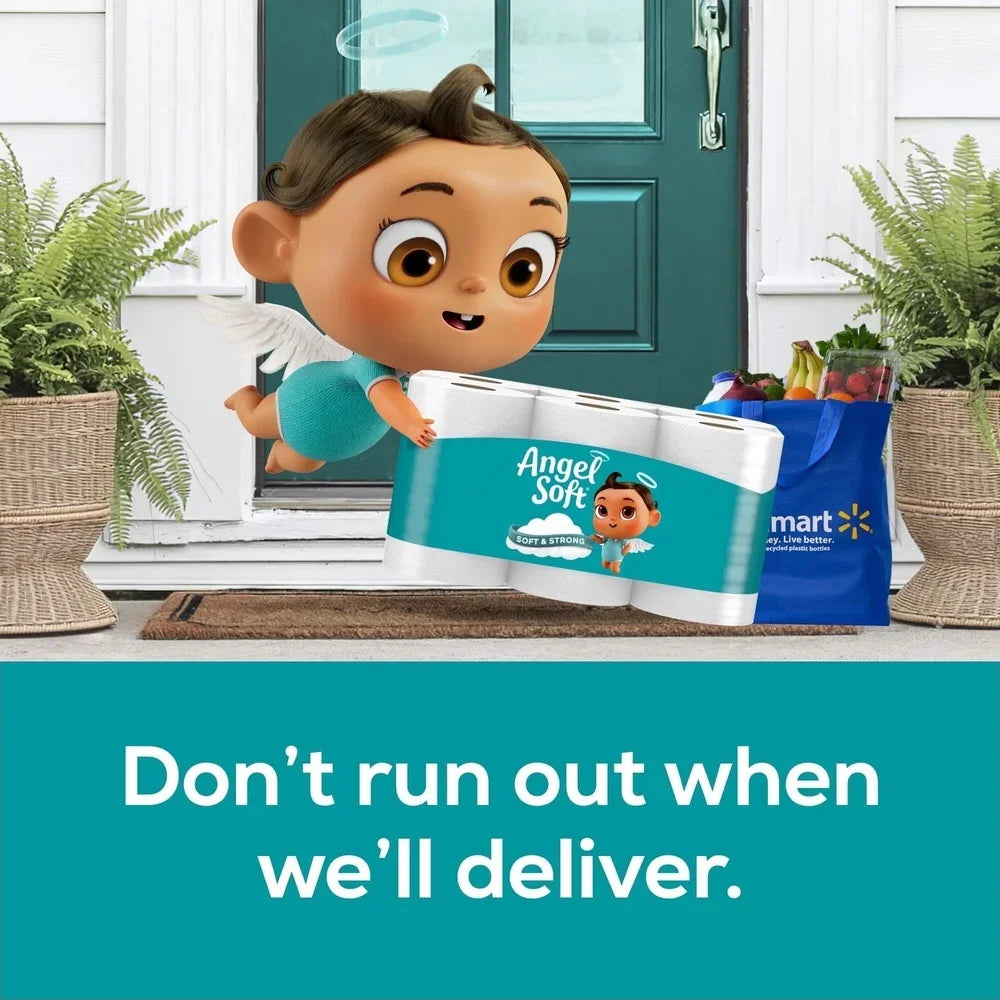 Long Lasting 2-Ply Toilet Tissue 9 Mega Rolls 320 Sheets