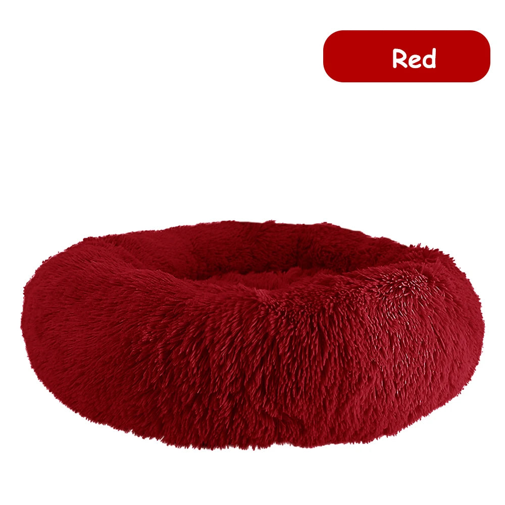 Donut Dog Bed Warm Soft, Bed Cover Washable, Sofa Cushion