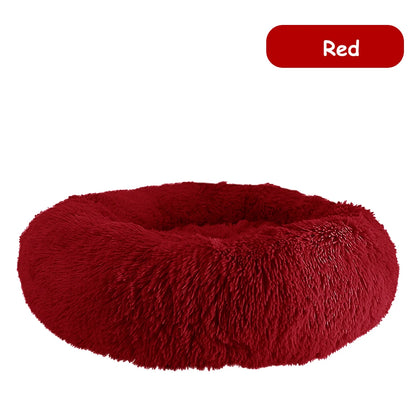Donut Dog Bed Warm Soft, Bed Cover Washable, Sofa Cushion