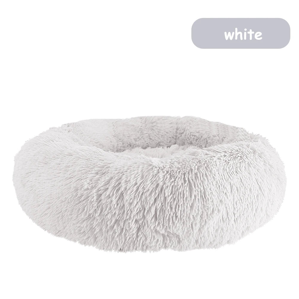 Donut Dog Bed Warm Soft, Bed Cover Washable, Sofa Cushion