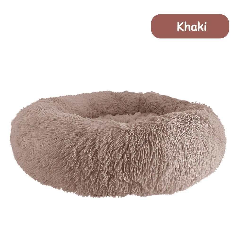 Donut Dog Bed Warm Soft, Bed Cover Washable, Sofa Cushion
