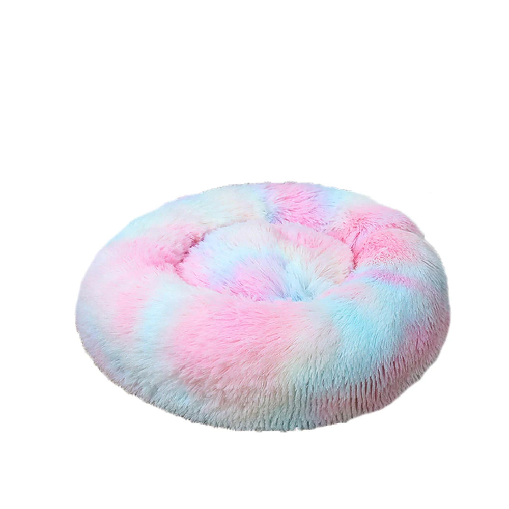 Donut Dog Bed Warm Soft, Bed Cover Washable, Sofa Cushion