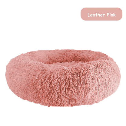 Donut Dog Bed Warm Soft, Bed Cover Washable, Sofa Cushion