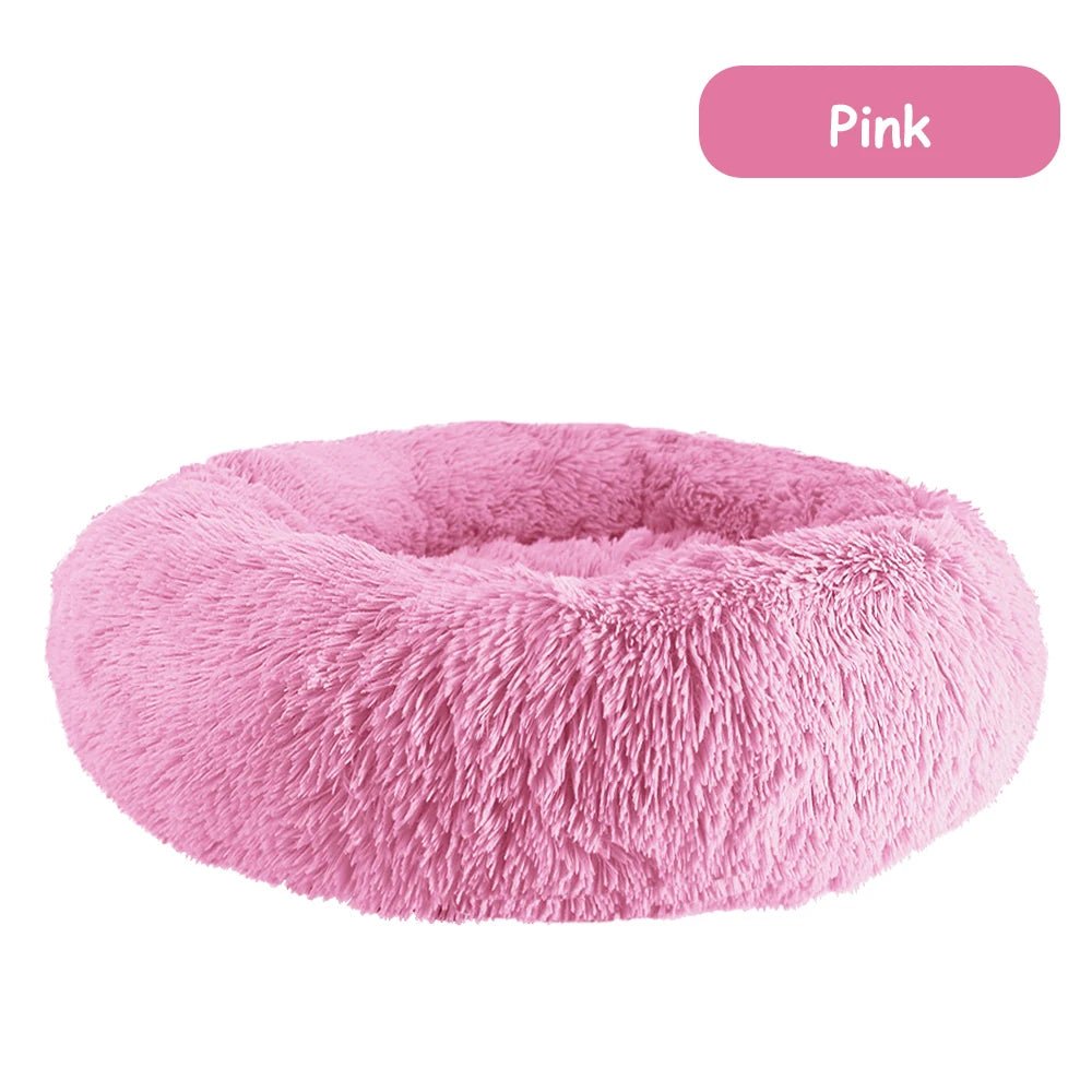 Donut Dog Bed Warm Soft, Bed Cover Washable, Sofa Cushion
