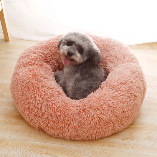 Donut Dog Bed Warm Soft, Bed Cover Washable, Sofa Cushion