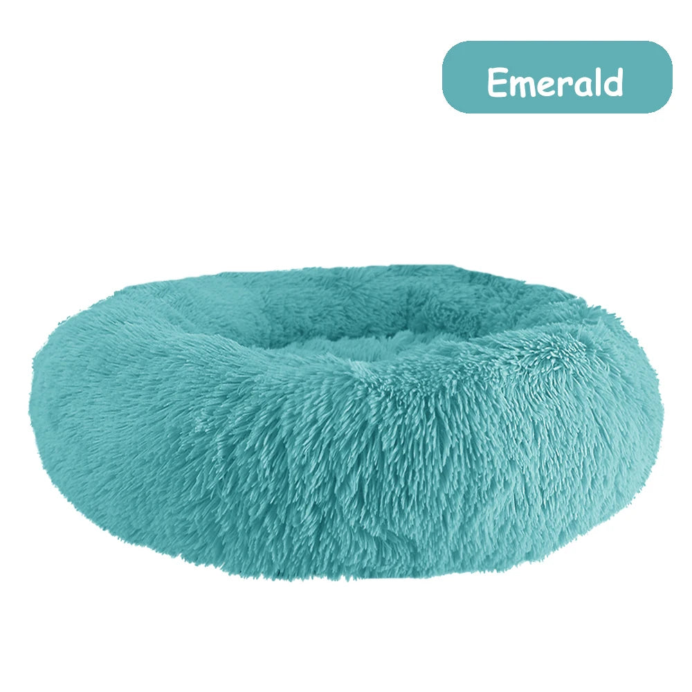 Donut Dog Bed Warm Soft, Bed Cover Washable, Sofa Cushion