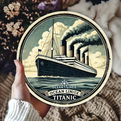 Titanic inspired aluminium wall art decor,