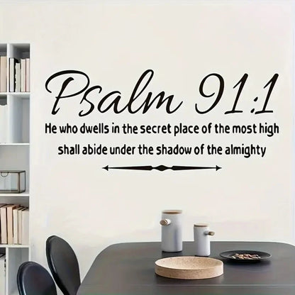 Psalm 91:1 Bible Verses Wall Decals