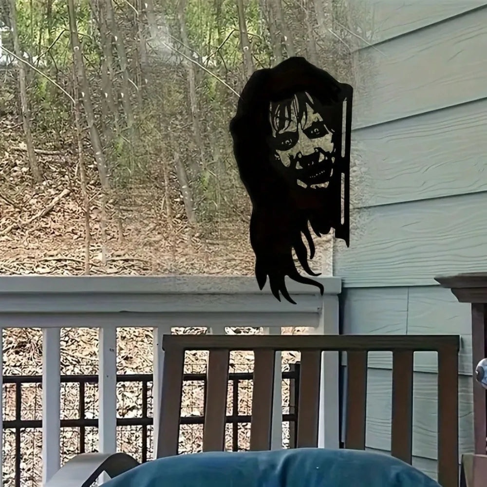 Gothic Witch Metal Wall Art - , Halloween
