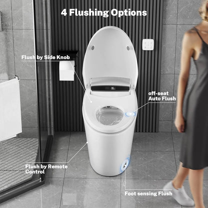 Smart Toilet, Heated Seat ,Night Light Auto Flush, Open/Close comfort Height