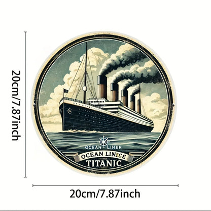 Titanic inspired aluminium wall art decor,