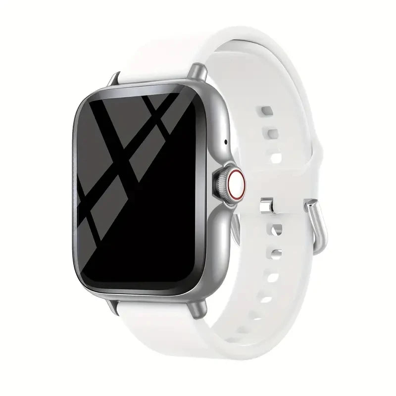 Smart watch with full touch screen, call, message reminder, compatible with iPhone/android mo