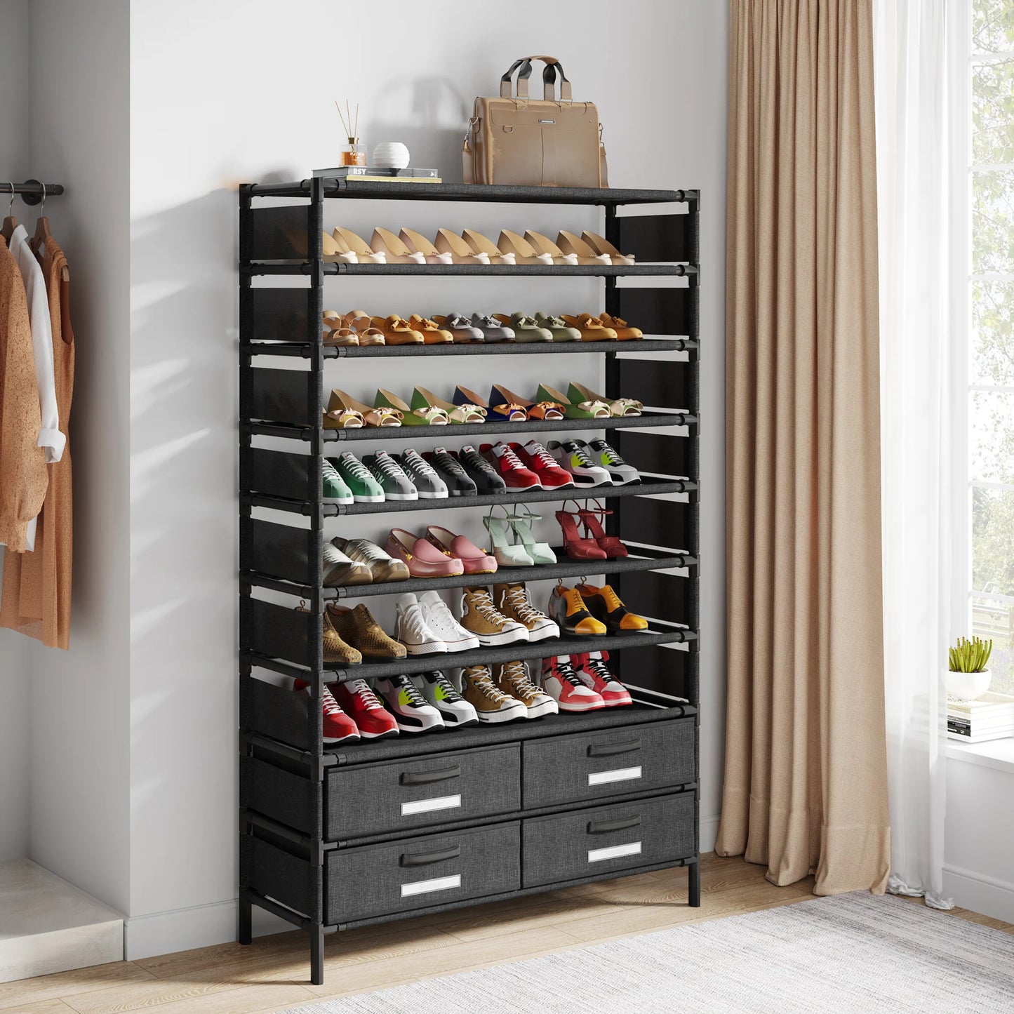 Large Capacity Organizer, Shelf for 50 Pairs of shoes