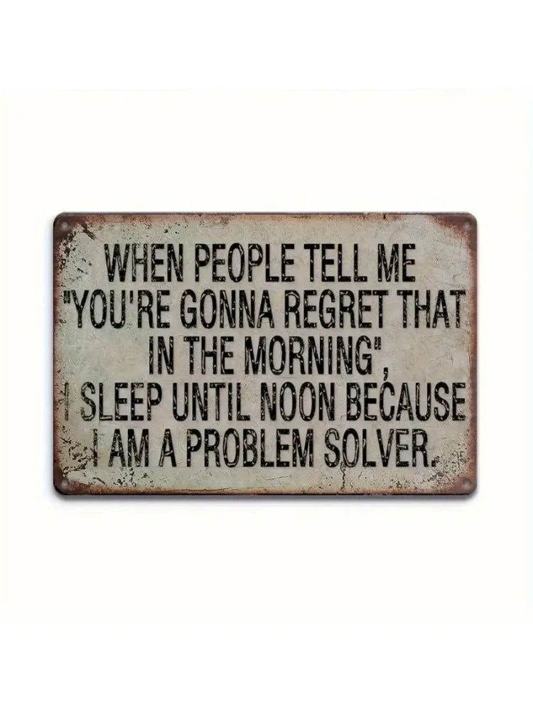 Man Cave Essential Metal Wall Sculpture Sign –