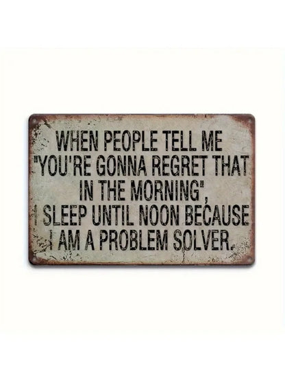 Man Cave Essential Metal Wall Sculpture Sign –