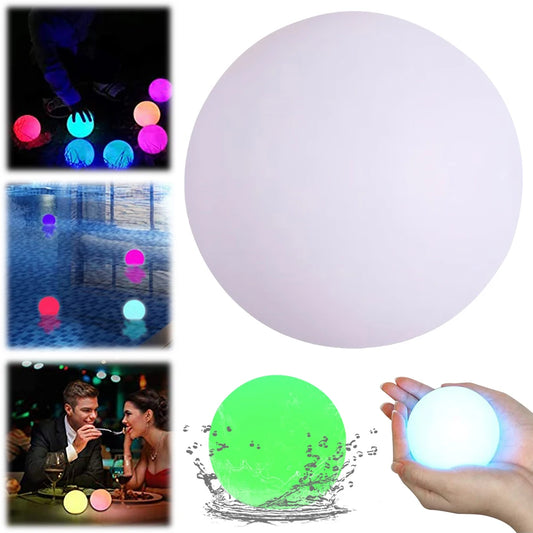 Swimming Pool Party Lamp 16 Colors  Waterproof  Luminous Ball for Garden Yard Pool Decor