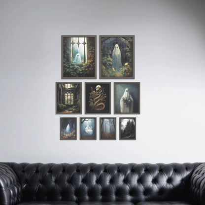9pc Gothic Style Canvas Printin  wall decr