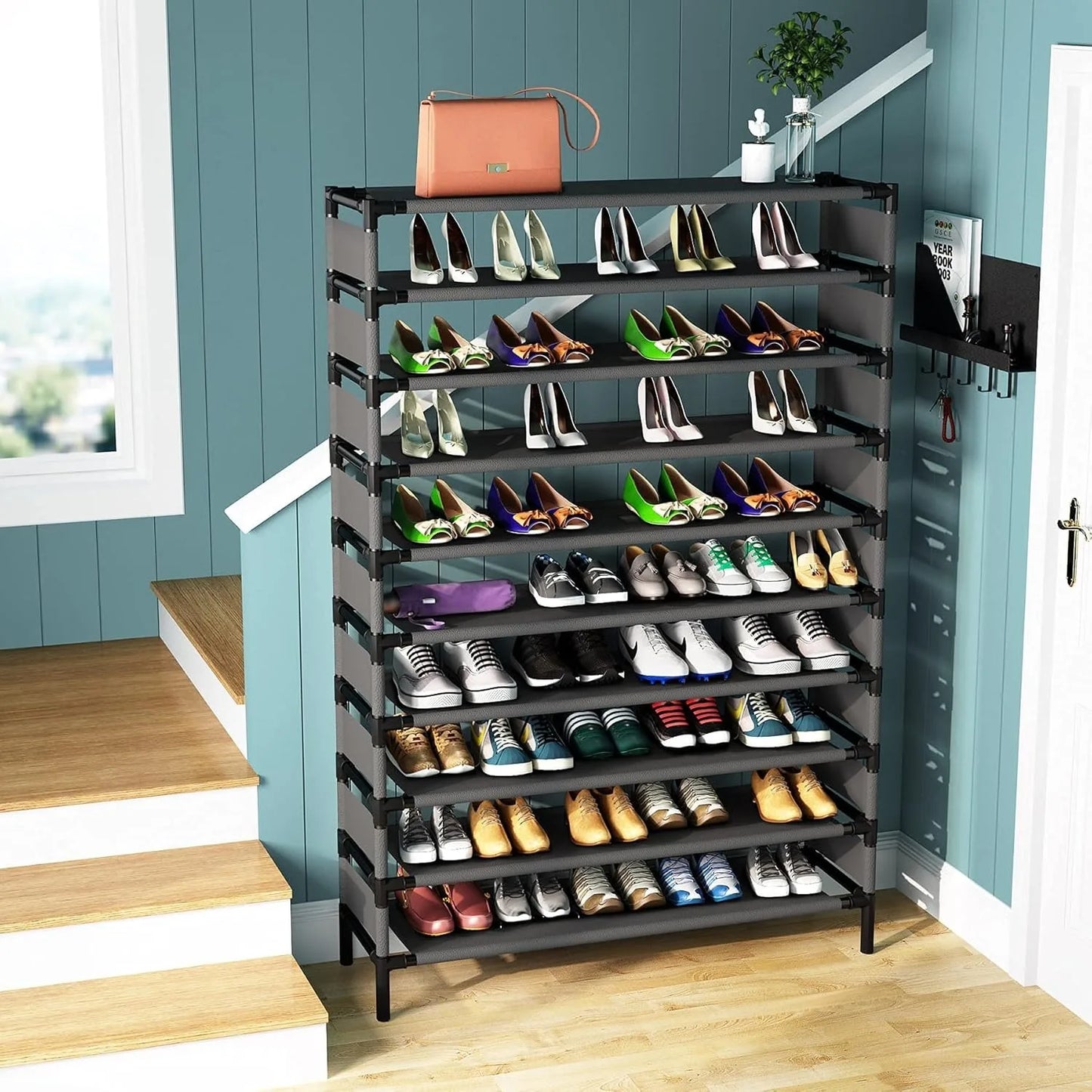 Large Capacity Organizer, Shelf for 50 Pairs of shoes