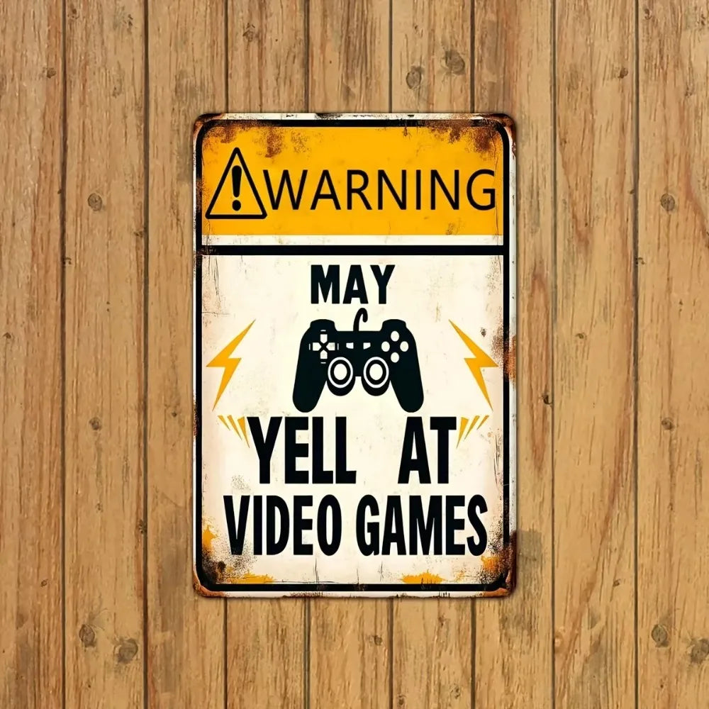 Vintage Metal Wall Art Sign