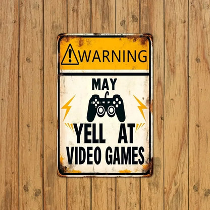 Vintage Metal Wall Art Sign