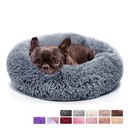Donut Dog Bed Warm Soft, Bed Cover Washable, Sofa Cushion