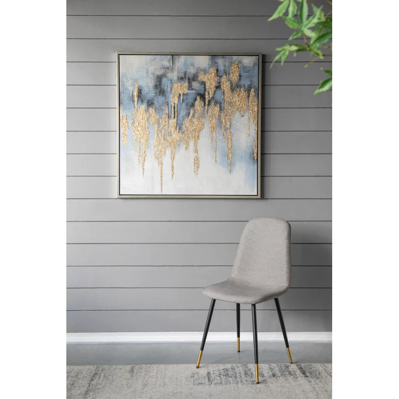 Modern Oil Painting, Square Framed Wall Art