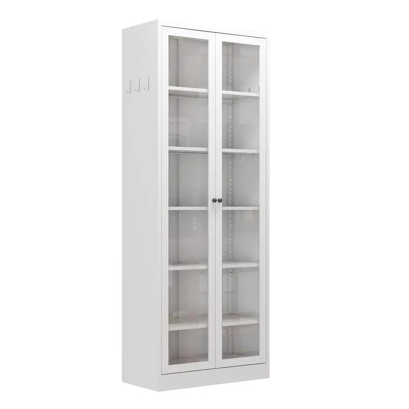 72" Metal Kitchen Pantry Cabinet with 5 Adjustable Shelves