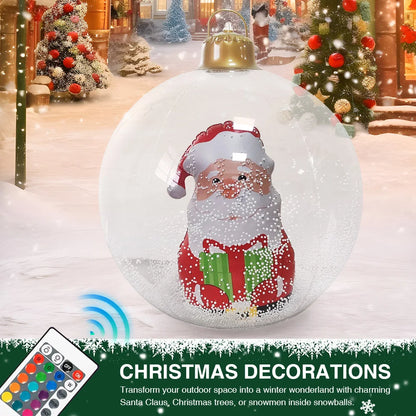 Christmas Luminous Inflatable Decorative Ball with LED Light