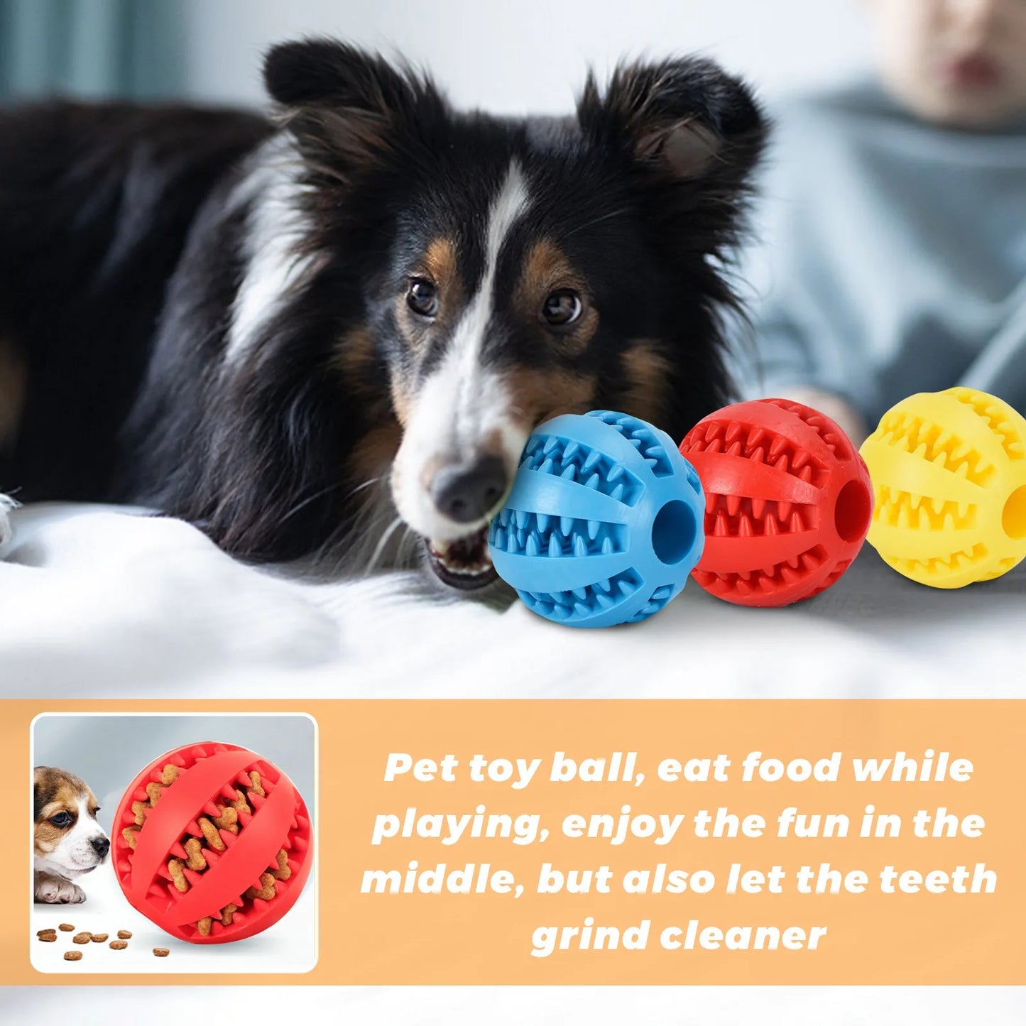Prick Watermelon, Elastic Rubber Balls  Also for Cleaning Pet Teeth