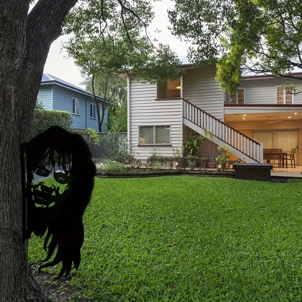 Gothic Witch Metal Wall Art - , Halloween