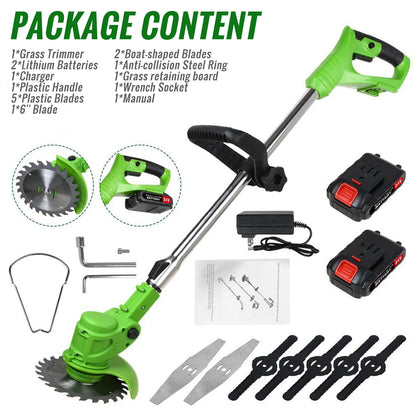 Weed Trimmer Lawn Electric Brushles 2-in-1 Cordless String Grass Trimmer