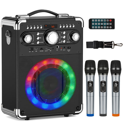 Portable Karaoke  Bluetooth Speaker, Suitable for Outdoor Activities, Parties