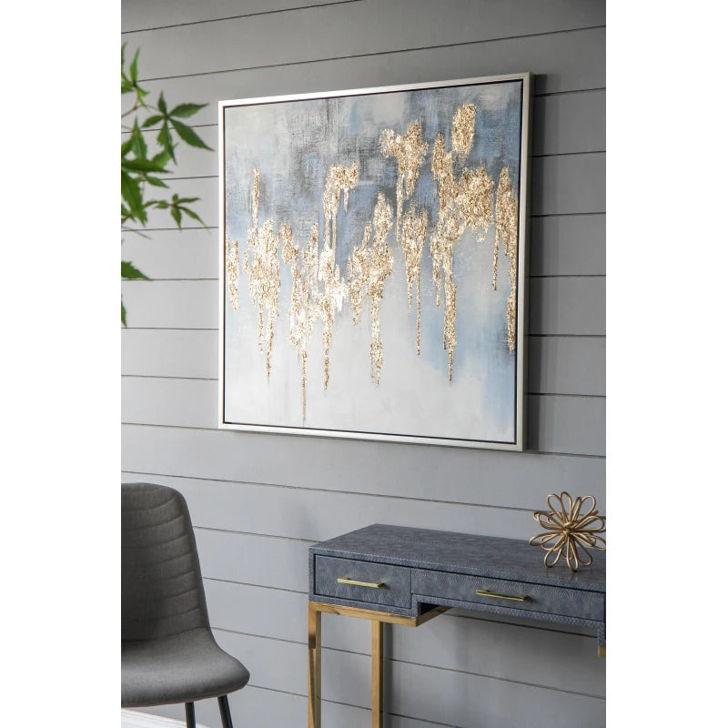 Modern Oil Painting, Square Framed Wall Art