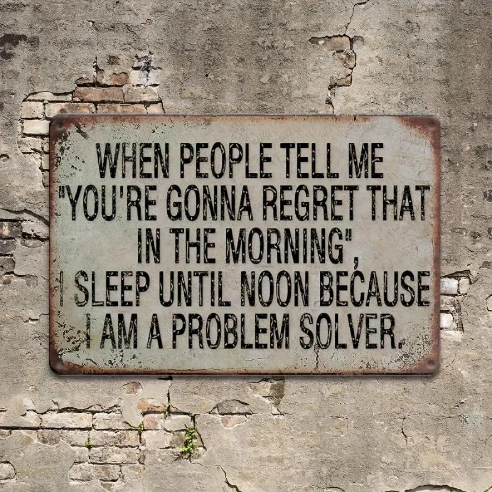 Man Cave Essential Metal Wall Sculpture Sign –