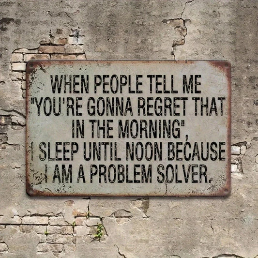 Man Cave Essential Metal Wall Sculpture Sign –