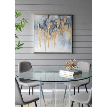 Modern Oil Painting, Square Framed Wall Art
