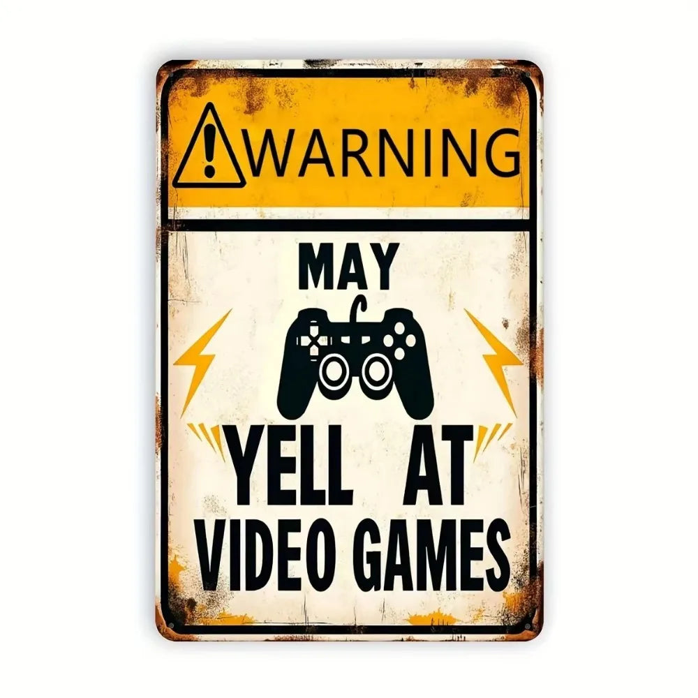 Vintage Metal Wall Art Sign