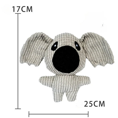 Plush Companion Sleeping Duck Dog Toys for Small Large Dogs Bite Resistant Teeth