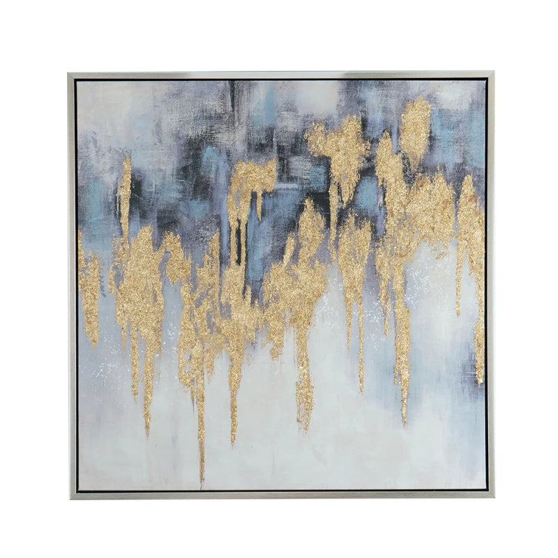 Modern Oil Painting, Square Framed Wall Art