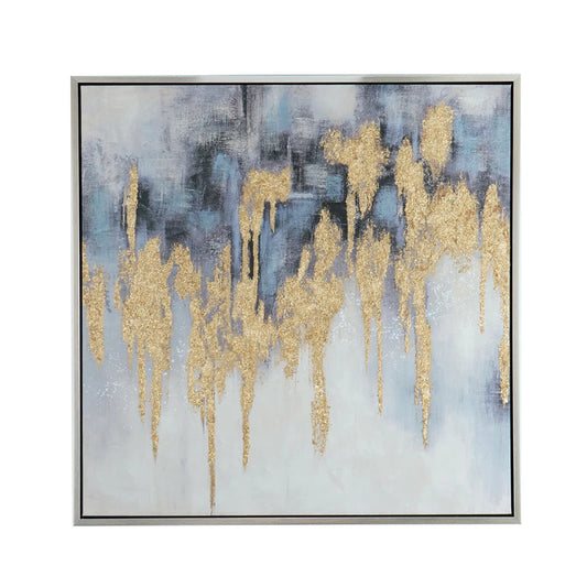 Modern Oil Painting, Square Framed Wall Art